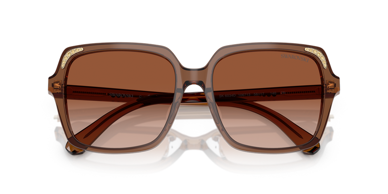 Swarovski SK6034D in Transparent Brown / Gradient Brown (106713) - Alternate View