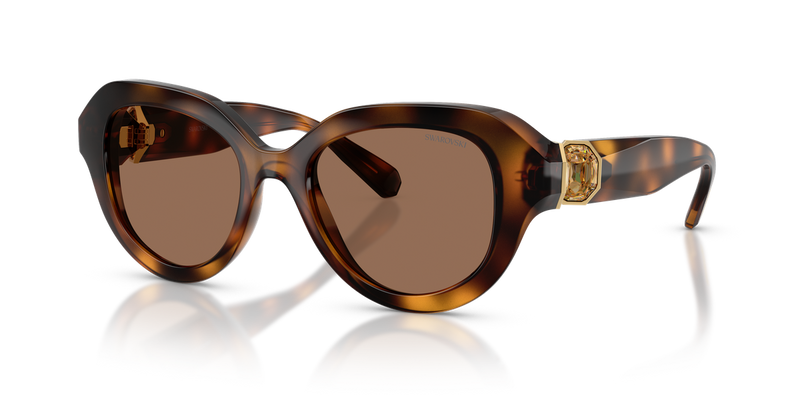 Swarovski SK6037 in Havana / Dark Brown (100273) - Alternate View