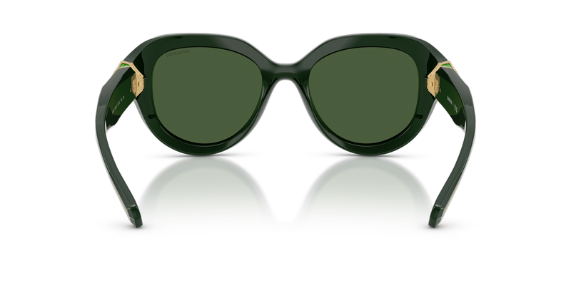 Swarovski SK6037 in Solid Green / Dark Green (102671) - Alternate View