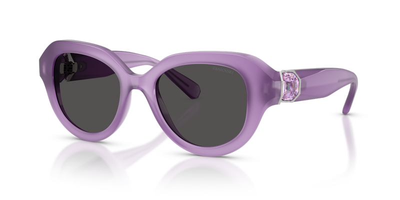 Swarovski SK6037 in Milky Lilac / Dark Grey (107587) - Alternate View
