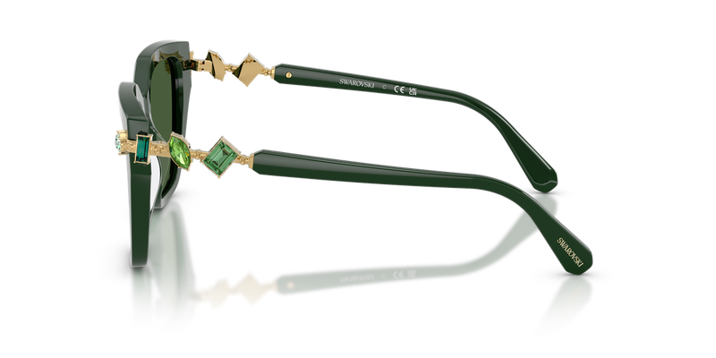 Swarovski SK6041F in Dark Green (102671) - Alternate View