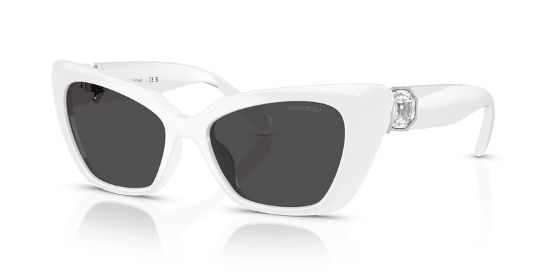 Swarovski SK6047 in White / Dark Grey (105087) - Alternate View