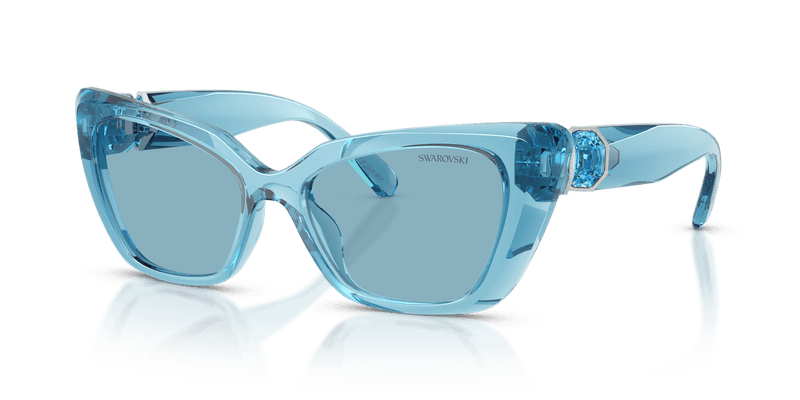 Swarovski SK6047 in Transparent Light Blue / Photo Azure (107872) - Alternate View