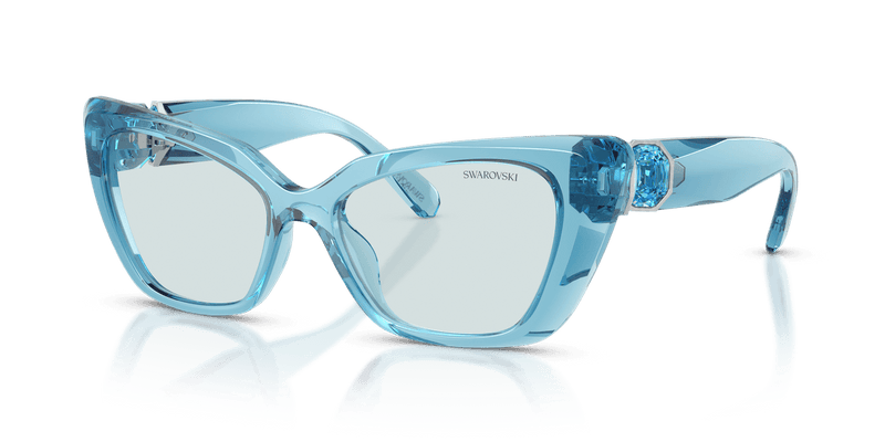 Swarovski SK6047 in Transparent Light Blue / Photo Azure (107872) - Alternate View