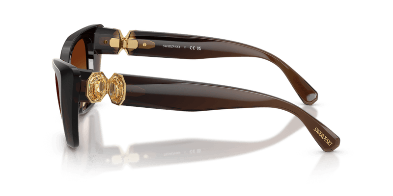 Swarovski SK6047 in Transparent Brown / Brown Gradient (108474) - Alternate View