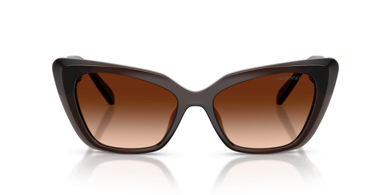 Swarovski SK6047 in Transparent Brown / Brown Gradient (108474) - Alternate View