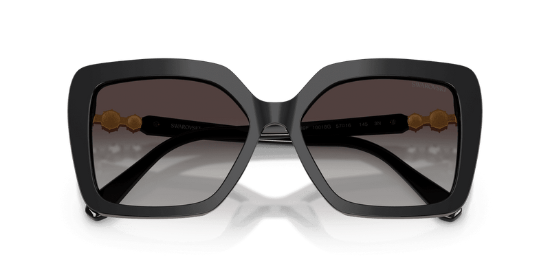 Swarovski SK6049F in Black / Gradient Grey (10018G) - Alternate View