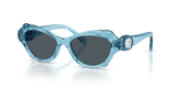 Transparent Light Blue / Dark Grey (107887)