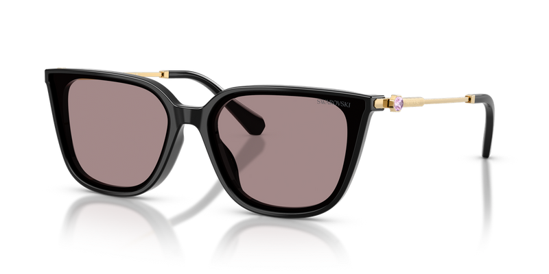 Swarovski SK6054D in Black / Violet (1001LA) - Alternate View