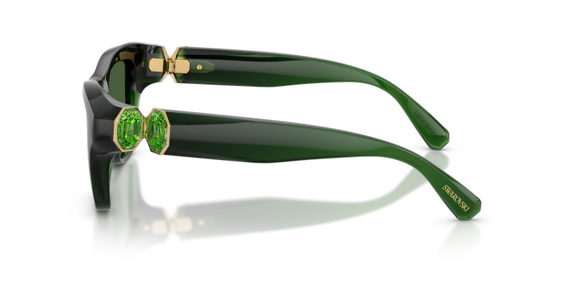 Swarovski SK6056U in Milky Dark Green / Dark Green (108171) - Alternate View