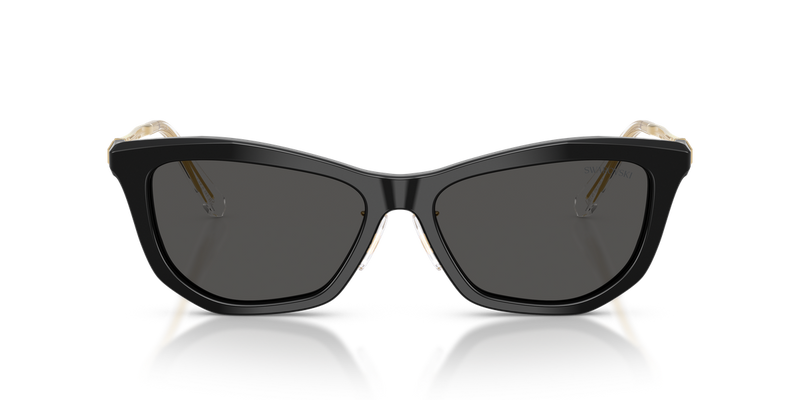 Swarovski SK6057F in Black / Dark Grey (100187) - Alternate View