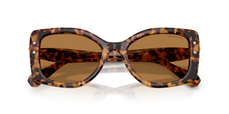 Swarovski SK6058U in Light Havana / Bronze (104073) - Alternate View