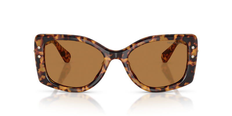 Swarovski SK6058U in Light Havana / Bronze (104073) - Alternate View