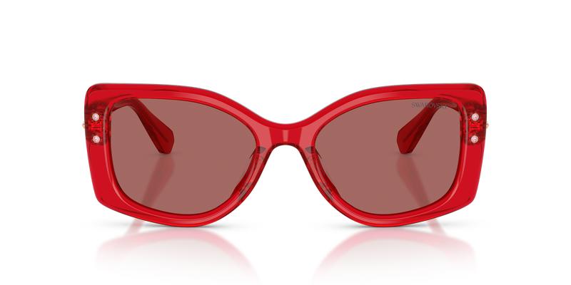 Swarovski SK6058U in Transparent Red / Dark Violet (110369) - Alternate View