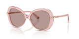 Transparent Dark Pink / Light Purple Brown (10977N)