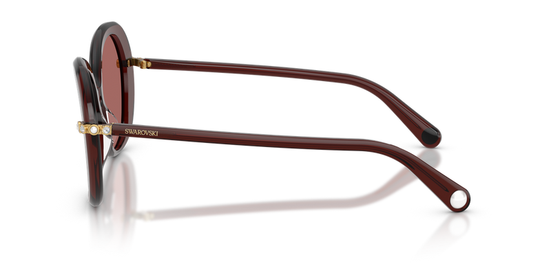 Swarovski SK6059 in Transparent Burgundy / Dark Violet (109869) - Alternate View