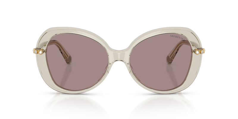 Swarovski SK6059 in Transparent Beige / Violet (3003LA) - Alternate View
