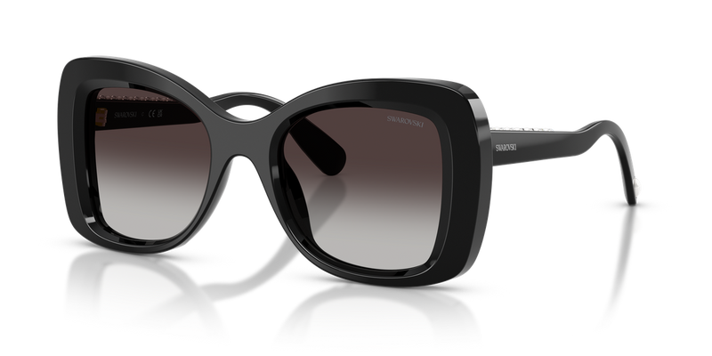 Swarovski SK6062U in Black / Grey Gradient (10018G) - Front View