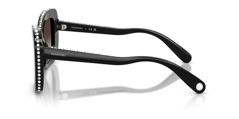 Swarovski SK6062U in Black / Gradient Grey (10938G) - Alternate View
