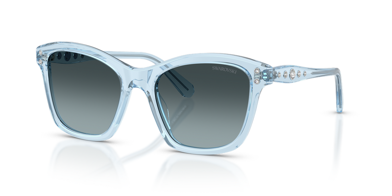 Swarovski SK6063 in Transparent Light Blue / Gradient Blue (1078V1) - Alternate View