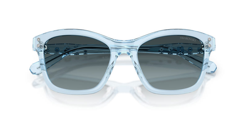 Swarovski SK6063 in Transparent Light Blue / Gradient Blue (1078V1) - Alternate View