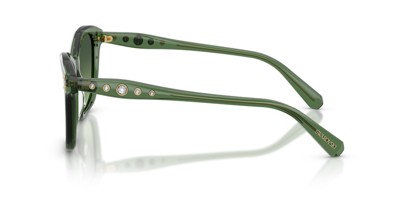 Swarovski SK6063 in Transparent Green / Gradient Green (10852A) - Alternate View