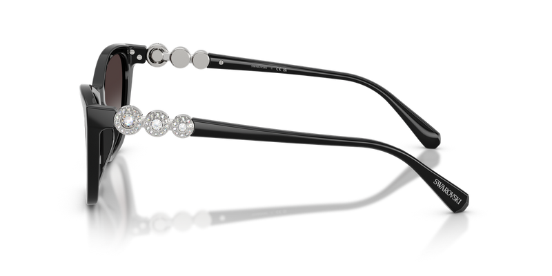 Swarovski SK6068U in Black - Back View