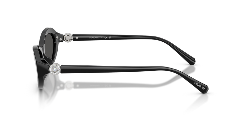 Swarovski SK6069U in Black - Back View