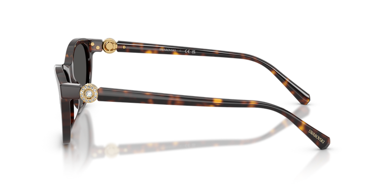 Swarovski SK6070F in Havana - Back View