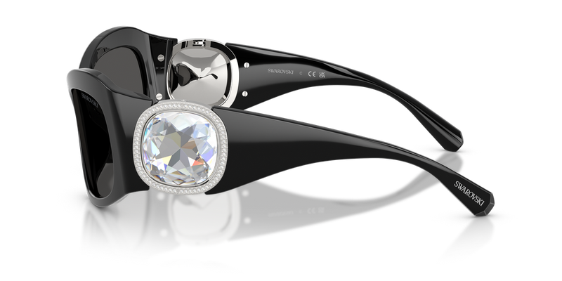 Swarovski SK6074U in Black - Back View
