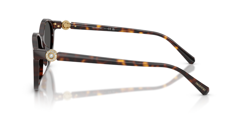 Swarovski SK6075D in Havana - Back View