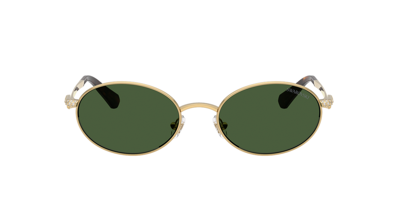 Swarovski SK7033 in Gold / Dark Green (400471) - Alternate View