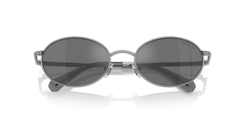 Swarovski SK7033 in Gunmetal / Grey Mirror Black (40096G) - Alternate View