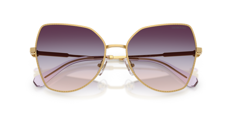 Swarovski SK7037 in Gold / Gradient Brown/Blue/Violet (4036U7) - Alternate View