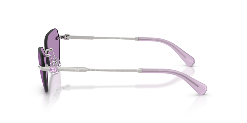 Swarovski SK7038 in Silver / Violet (400169) - Back View