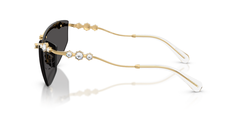 Swarovski SK7039 in Gold / Dark Grey (400487) - Back View