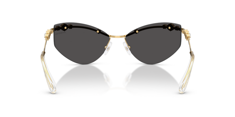 Swarovski SK7039 in Gold / Dark Grey (400487) - Temple Detail