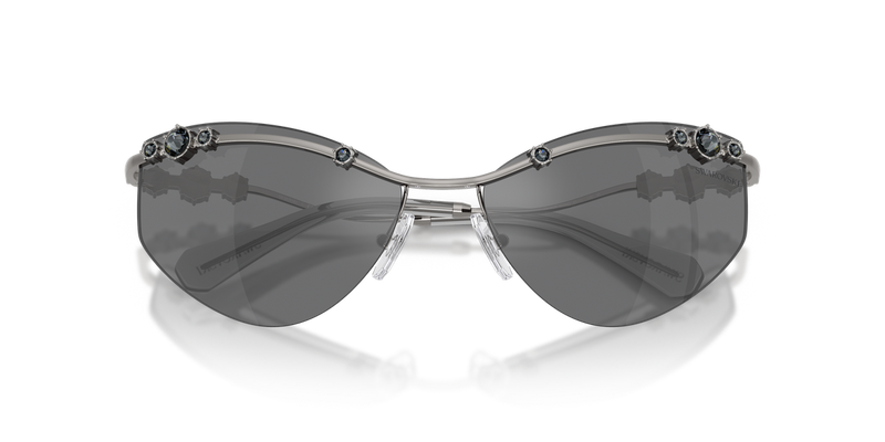 Swarovski SK7039 in Gunmetal / Grey Mirror Black (40096G) - Alternate View