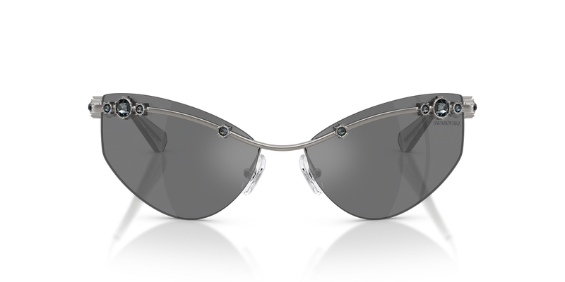 Swarovski SK7039 in Gunmetal / Grey Mirror Black (40096G) - Alternate View