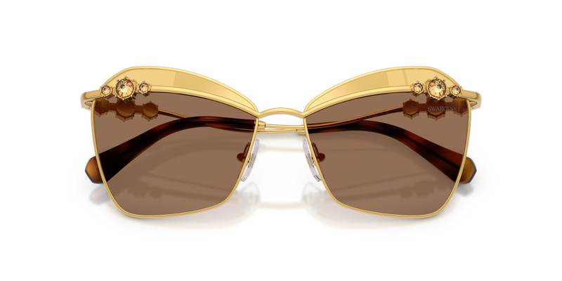 Swarovski SK7040 in Yellow Gold / Brown Swarovski Gold (4007TO) - Alternate View