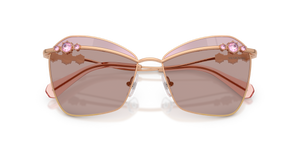 Rose Gold / Purple Brown Tampo Swarovski Pink (401461)