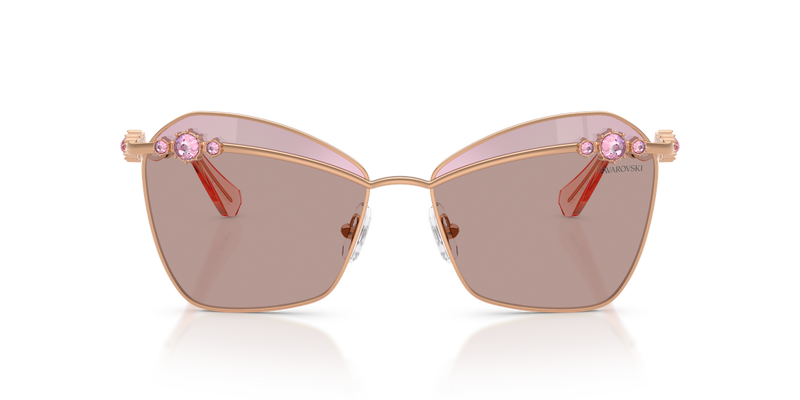 Swarovski SK7040 in Rose Gold / Purple Brown Tampo Swarovski Pink (401461) - Alternate View