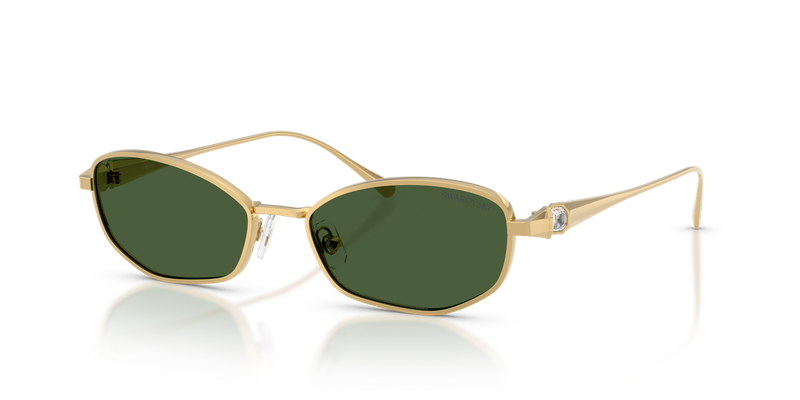 Swarovski SK7042 in Gold / Dark Green (400471) - Alternate View