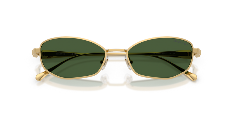 Swarovski SK7042 in Gold / Dark Green (400471) - Alternate View