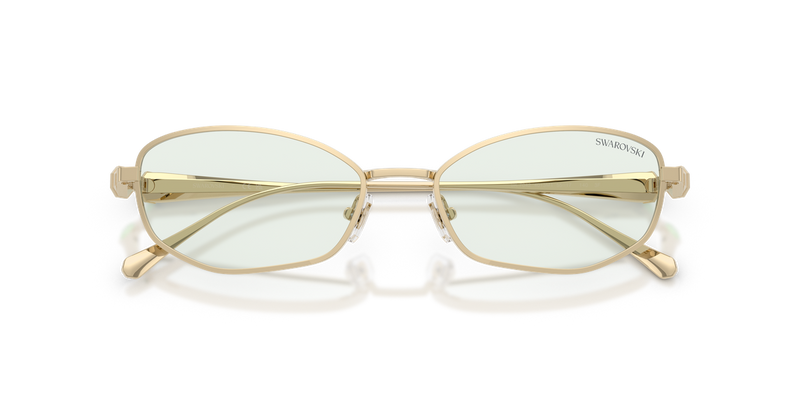 Swarovski SK7042 in Pale Gold / Photo Green To Dark Green (4013M1) - Alternate View
