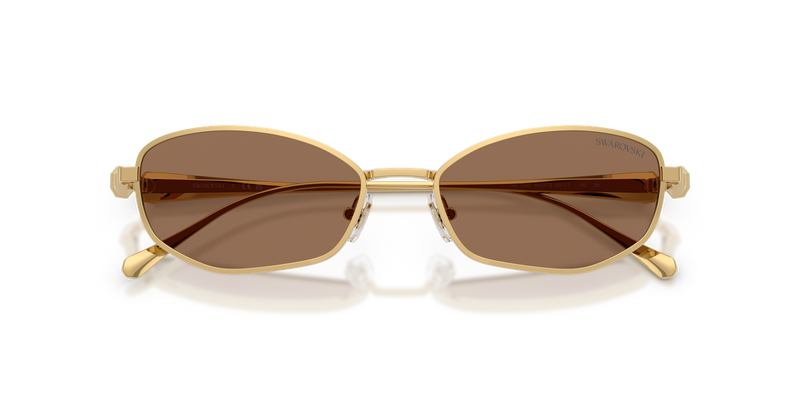Swarovski SK7042 in Gold / Dark Brown (403773) - Alternate View