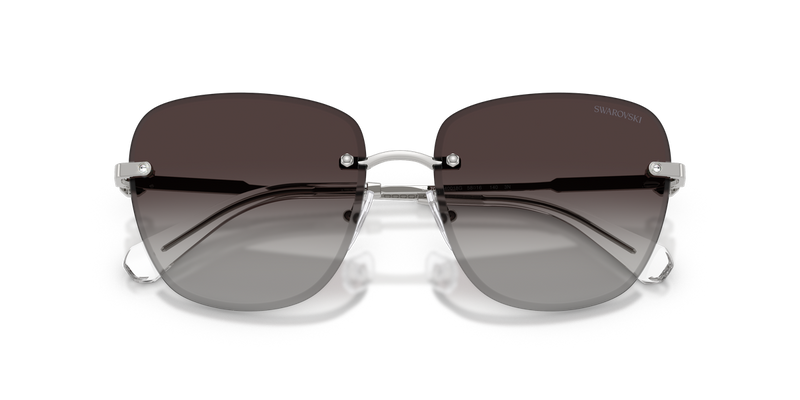 Swarovski SK7043 in Silver / Gradient Grey (40018G) - Side View