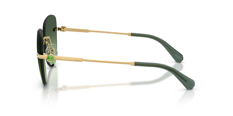 Swarovski SK7043 in Gold / Gradient Green (40172A) - Alternate View