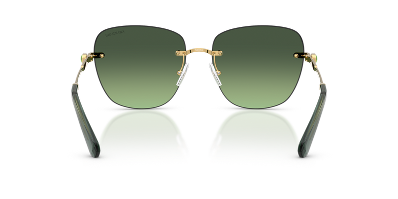 Swarovski SK7043 in Gold / Gradient Green (40172A) - Alternate View