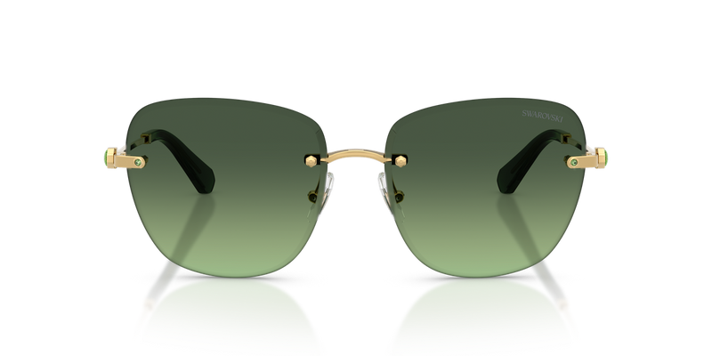 Swarovski SK7043 in Gold / Gradient Green (40172A) - Alternate View